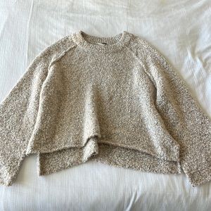 Free People Boucle Sweater, Sz L, Never Worn